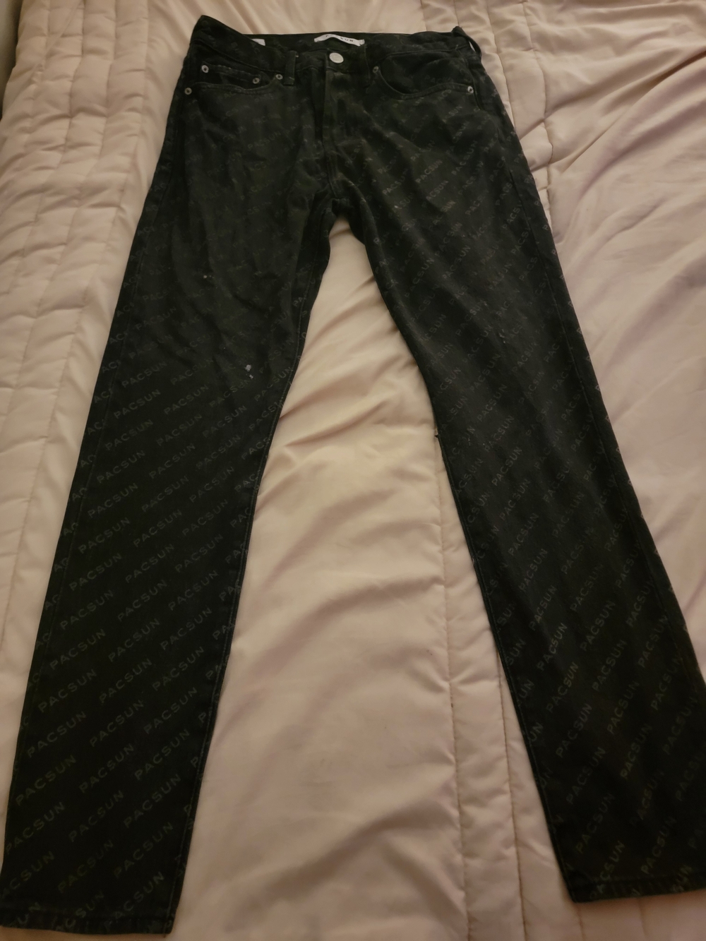 Men's Black Patterned Pants - PacSun Style